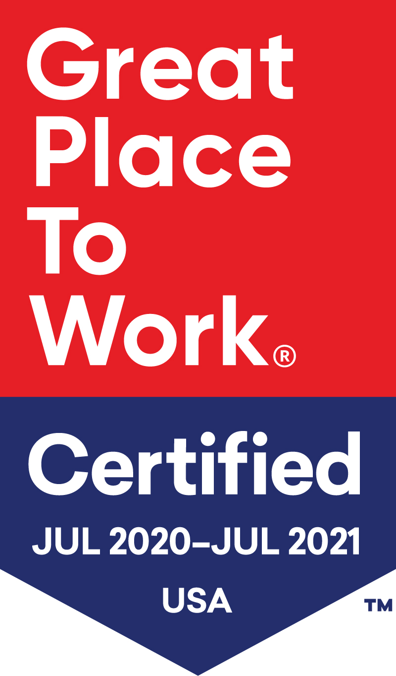 2019 Great Place to Work Certified Logo